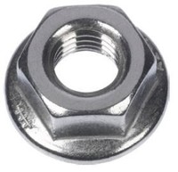 NFLSW1/4C 1/4-20 HEX FLANGE NUT 316SS WITH SERRATIONS